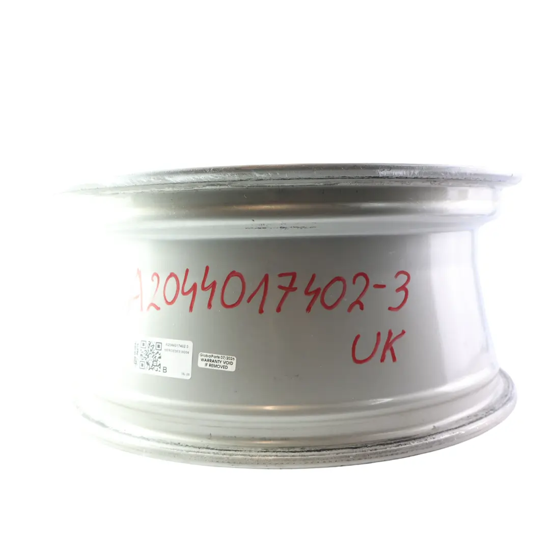 Alloy Wheel Rim 17" 7,5J ET:47 7 Double Spoke to Mercedes W204 Silver with Part number A2044017402 Mercedes W204 Silver Alloy Wheel Rim 17" 7,5J ET:47 7 Double Spoke - SKU A2044017402-3 - Part number A2044017402