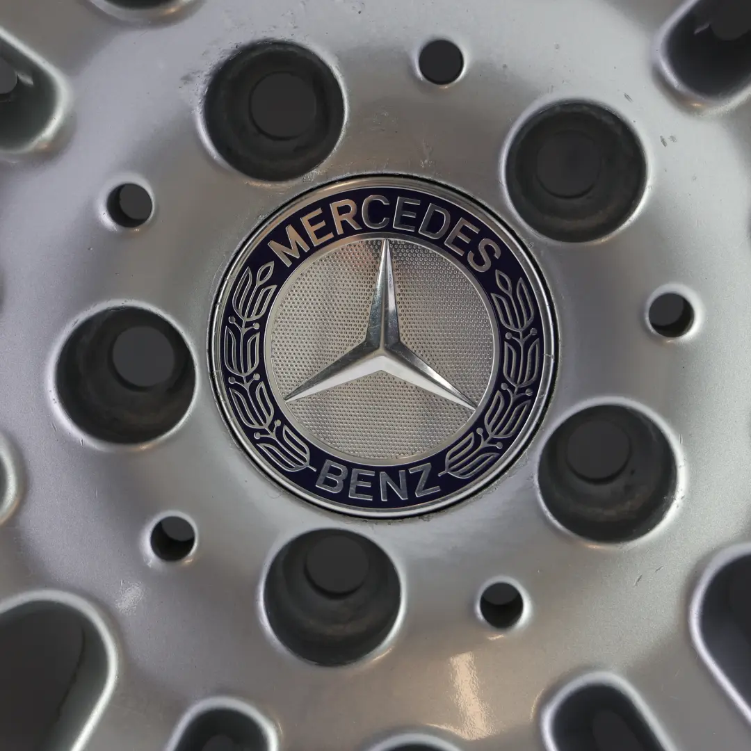 Alloy Wheel Rim 17" 7,5J ET:47 7 Double Spoke to Mercedes W204 Silver with Part number A2044017402 Mercedes W204 Silver Alloy Wheel Rim 17" 7,5J ET:47 7 Double Spoke - SKU A2044017402-4 - Part number A2044017402