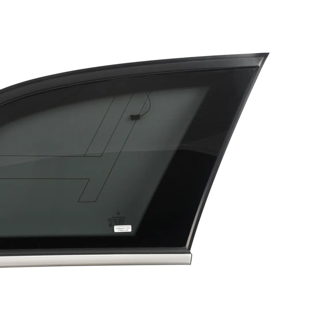 Mercedes S204 Estate Rear Quarter Side Window Glass Left N/S AS3 - SKU A2046733610 - Part number A2046733610