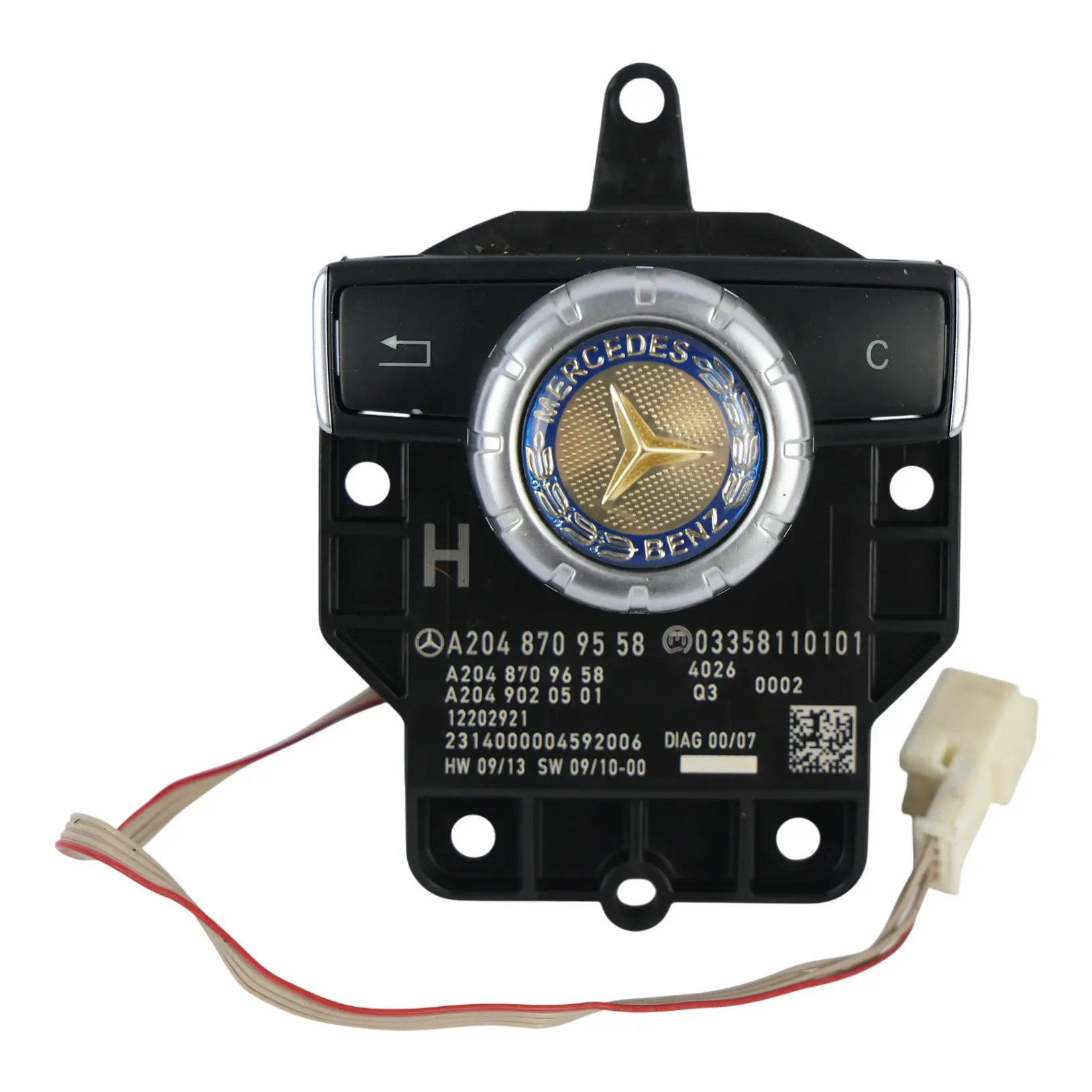 Mercedes C207 W212 Botón Control Radio Función Mando A2048709558
