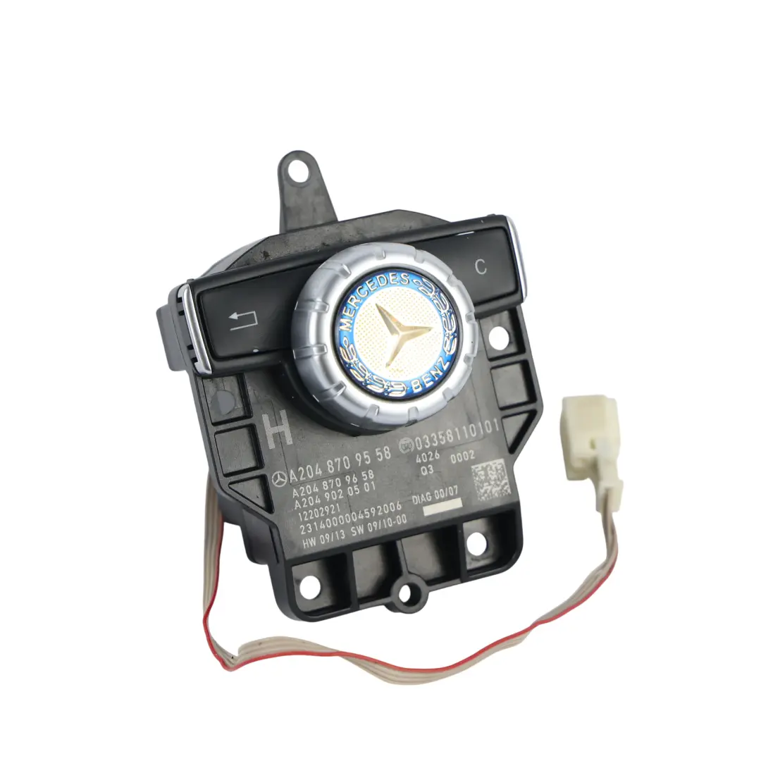 Mercedes C207 W212 Radio Control Function Button Knob Controller - SKU A2048709558-3 - Part number A2048709558
