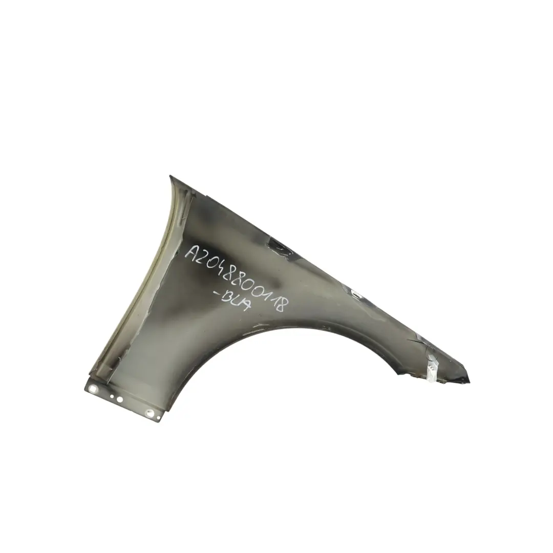Mercedes W204 Front Side Wing Panel Fender Left N/S Schwarz Black - 040 - SKU A2048800118-BLA - Part number A2048800118