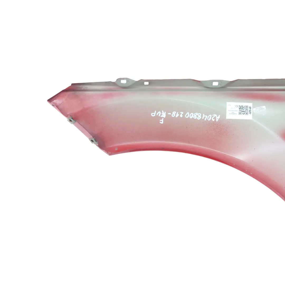 Mercedes W204 Guardabarros Delantero Derecho Rojo Ópalo de Fuego-590 - SKU A2048800218-FUP - Número de pieza A2048800218