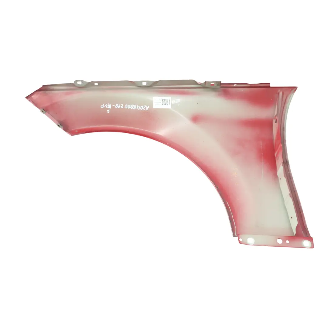 Guardabarros Delantero Derecho Rojo Ópalo de Fuego-590 para Mercedes W204 con número de pieza A2048800218 Mercedes W204 Guardabarros Delantero Derecho Rojo Ópalo de Fuego-590 - SKU A2048800218-FUP - Número de pieza A2048800218