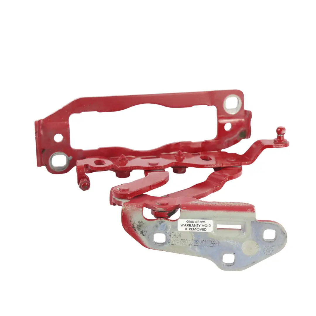  Mercedes-Benz C-Class W204 Hinge Left N/S Bonnet Front Fire Opal Red - 590 - SKU A2048800728-FUP - Part number A2048800728