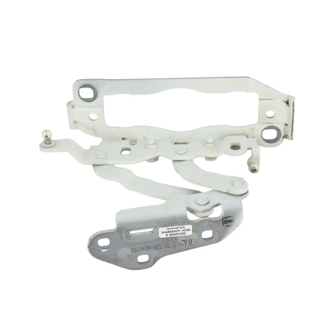 Cerniera Cofano Destra Bianco Calcite 650 per Mercedes W204 con numero di parte A2048800828 Mercedes W204 Cerniera Cofano Destra Bianco Calcite 650 - SKU A2048800828-CW - Numero di parte A2048800828