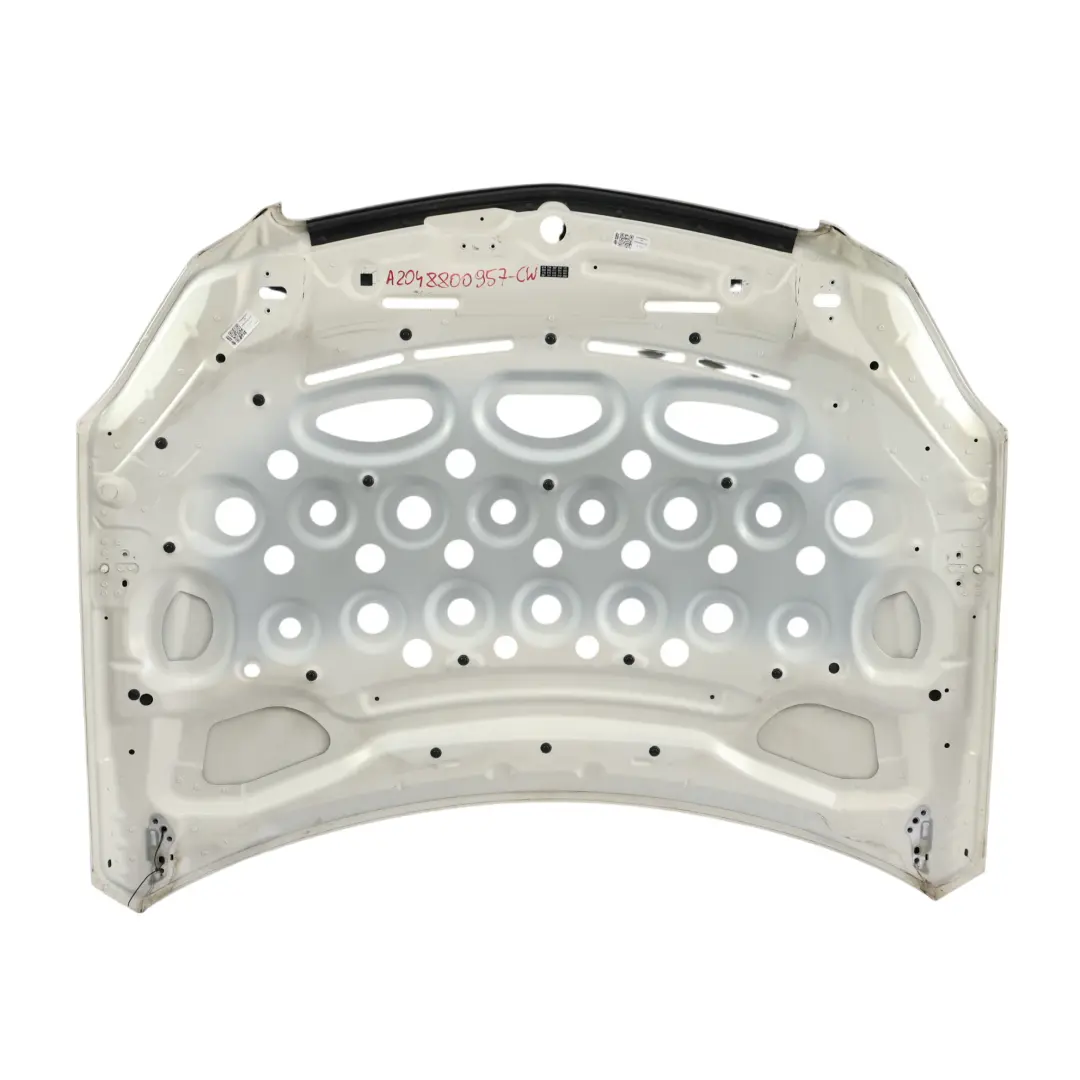 Mercedes W204 Maska Pokrywa Silnika Biała Calcite 650 - SKU A2048800957-CW - Numer Części A2048800957