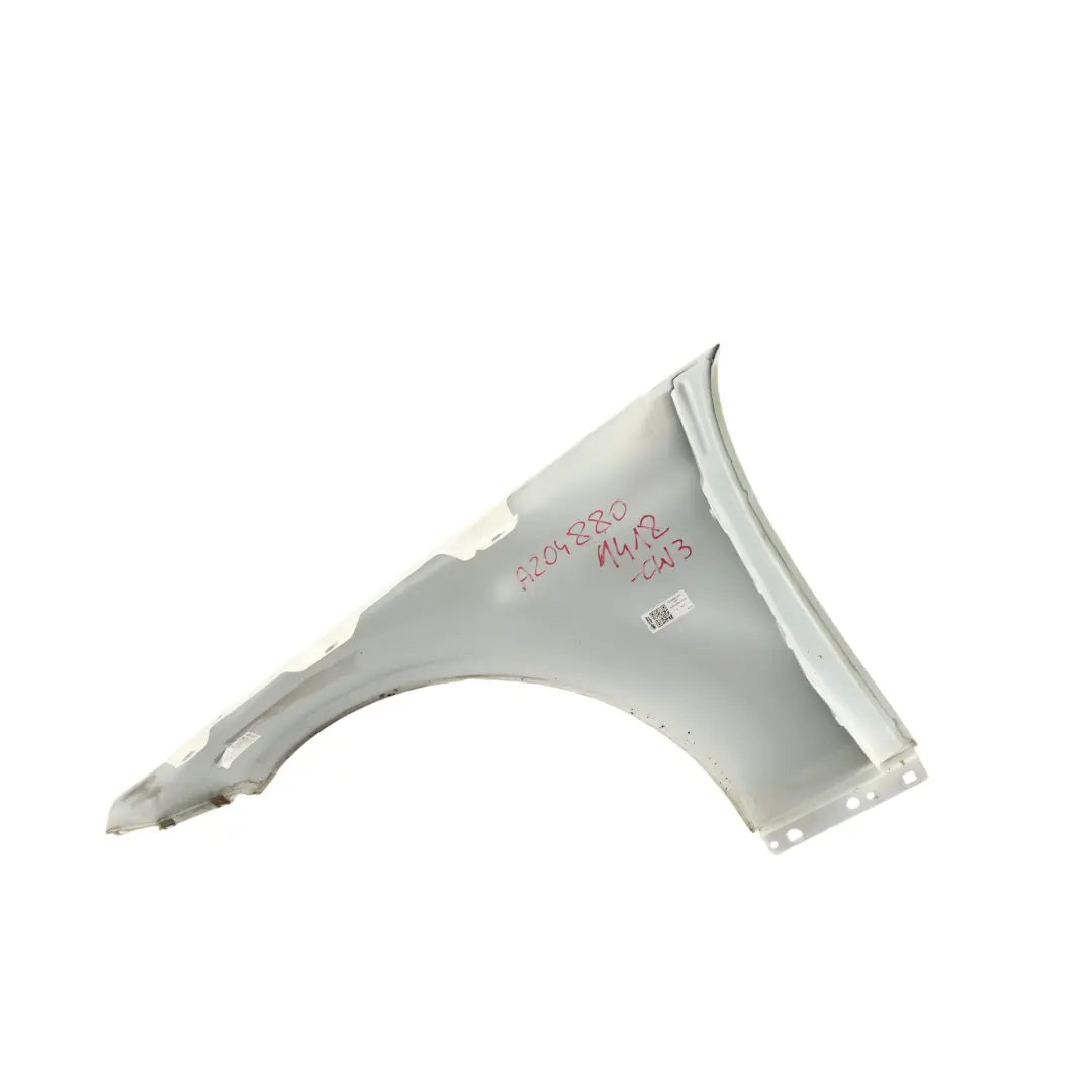 Mercedes W204 Aile Avant Panneau Latéral Droit Blanc Calcite 650 - SKU A2048801418-CW3 - Numéro de pièce A2048801418