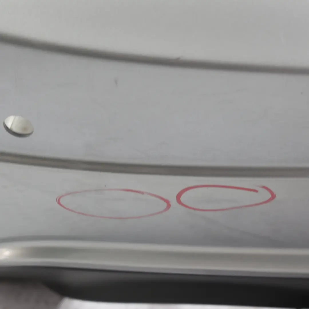 Mercedes W204 Rear Bumper AMG Cover Palladium Silver Metallic - 792 - SKU A2048809347-PAL2 - Part number A2048809347