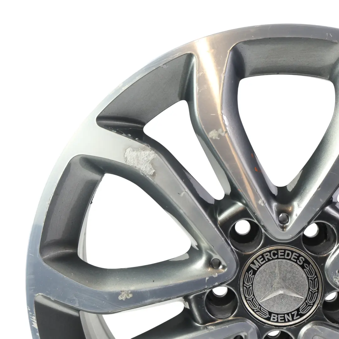 Wheel Rim Mercedes W205 Alloy 5-Double-Spoke 17" 7J ET:48,5 - SKU A2054010200-1 - Part number A2054010200