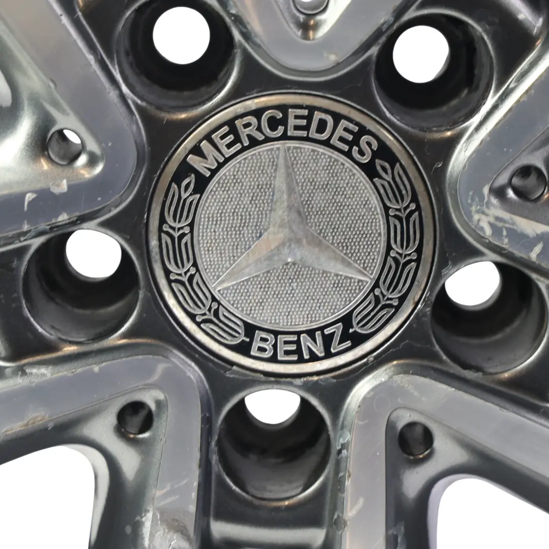 Rim Mercedes W205 Alloy 5-Double-Spoke 17" 7J ET:48,5 to Wheel with Part number A2054010200 Wheel Rim Mercedes W205 Alloy 5-Double-Spoke 17" 7J ET:48,5 - SKU A2054010200-1 - Part number A2054010200
