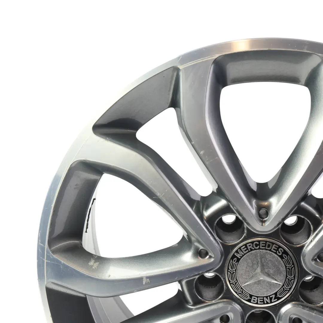 Mercedes W205 Leicht Metall Felge 5-Doppel Speiche 17" 7J ET:48,5 - SKU A2054010200-2 - Teilenummer A2054010200