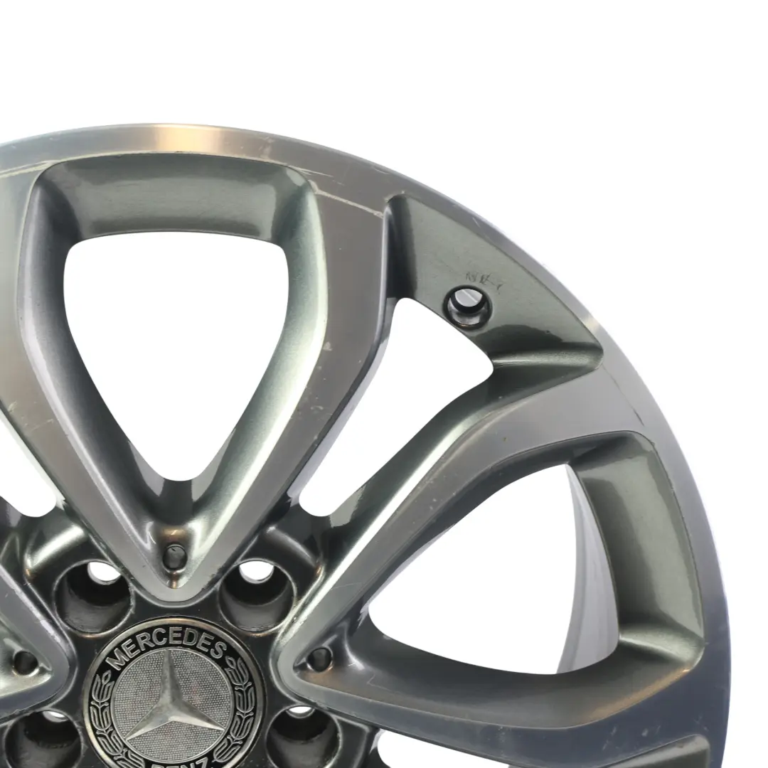 Mercedes W205 Leicht Metall Felge 5-Doppel Speiche 17" 7J ET:48,5 - SKU A2054010200-2 - Teilenummer A2054010200