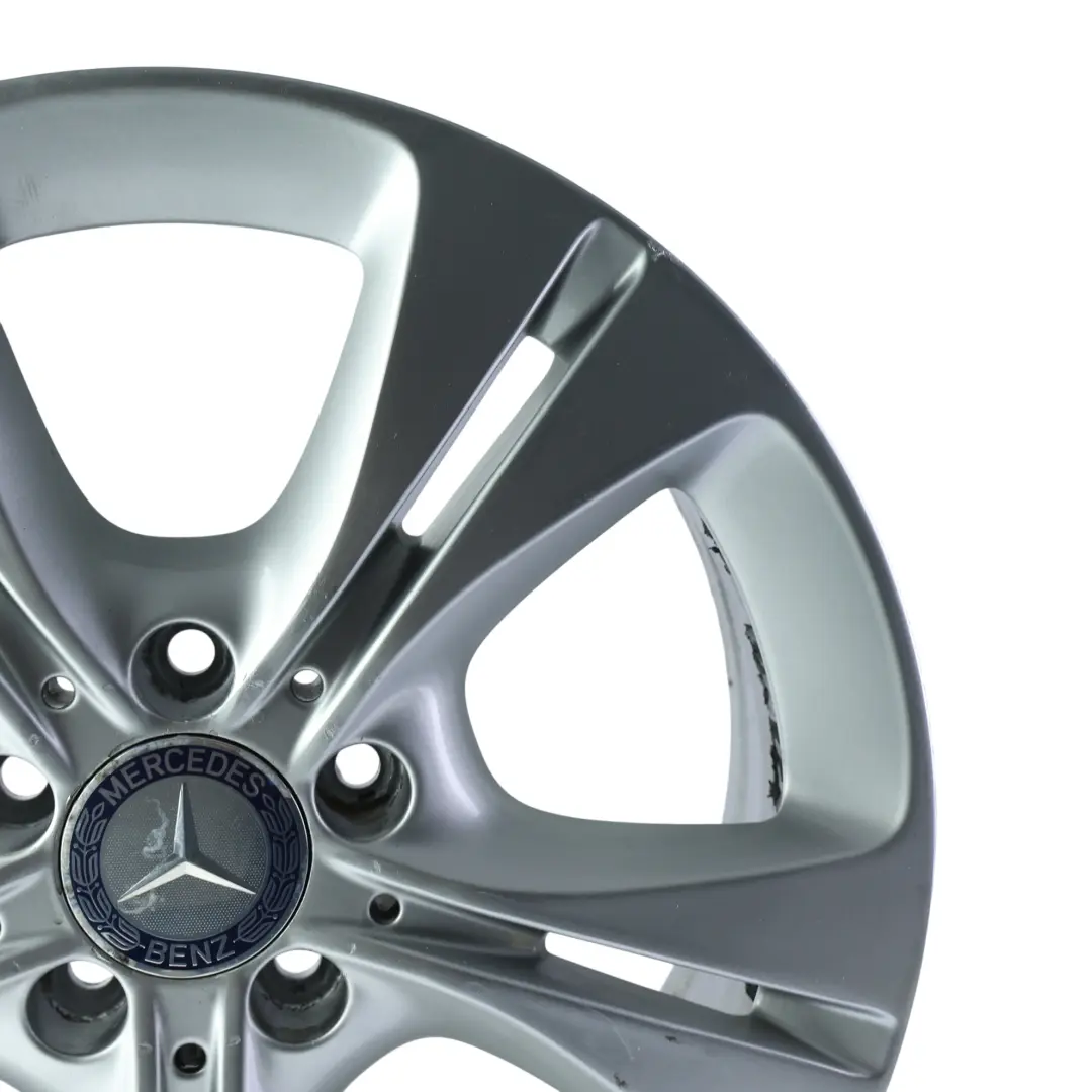 Mercedes W205 Silber Felge 5 Doppelspeiche 17" 7J ET:48,5 - SKU A2054014300-2 - Teilenummer A2054014300