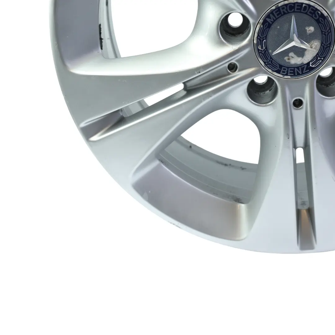 Mercedes W205 Felge Alu Silber 5 Doppelte Speiche 17" 7J ET:48,5 - SKU A2054014300-3 - Teilenummer A2054014300