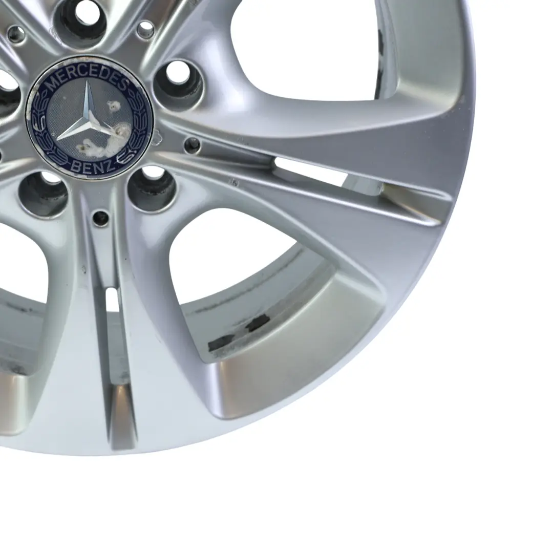 Mercedes W205 Felge Alu Silber 5 Doppelte Speiche 17" 7J ET:48,5 - SKU A2054014300-3 - Teilenummer A2054014300