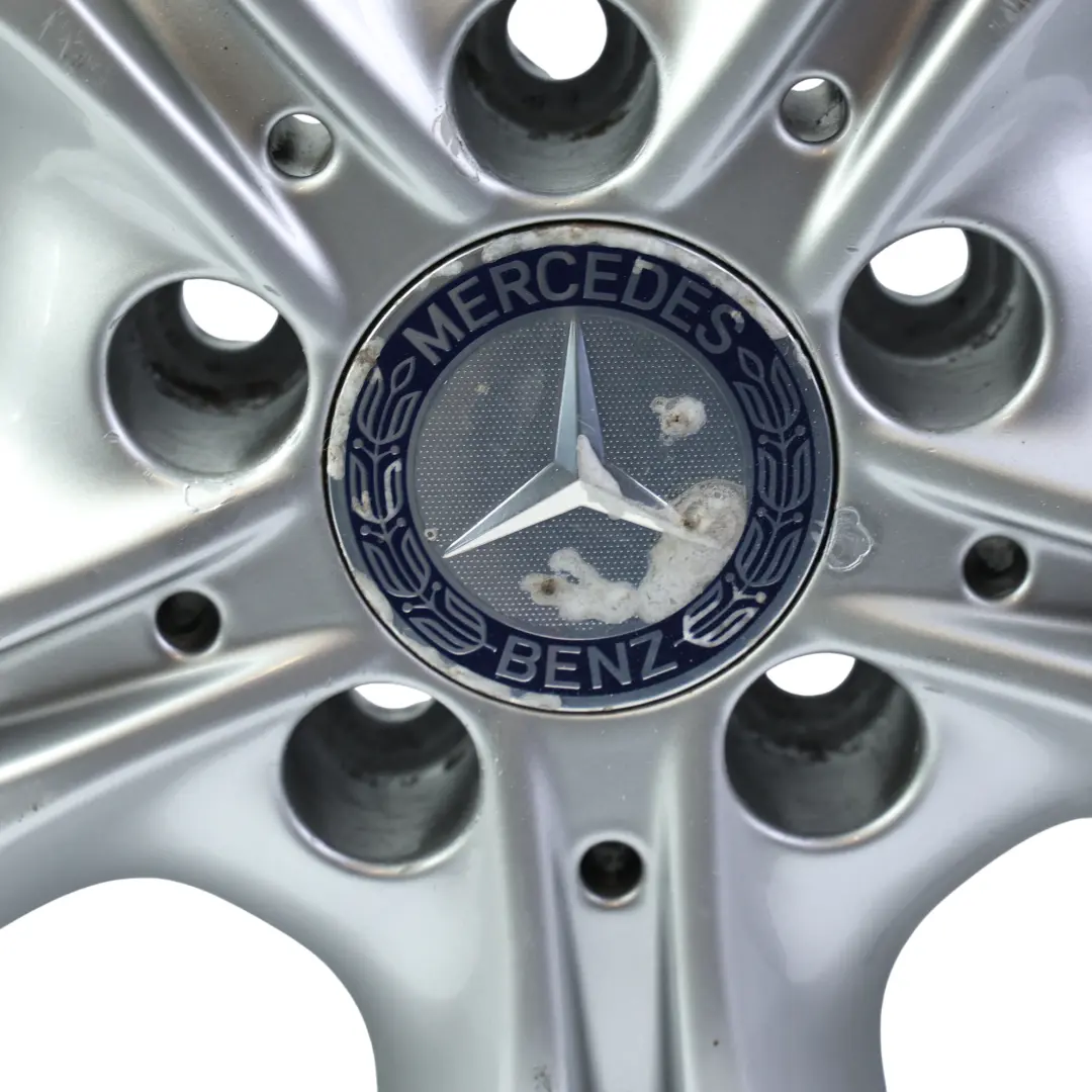 Mercedes W205 Felge Alu Silber 5 Doppelte Speiche 17" 7J ET:48,5 - SKU A2054014300-3 - Teilenummer A2054014300