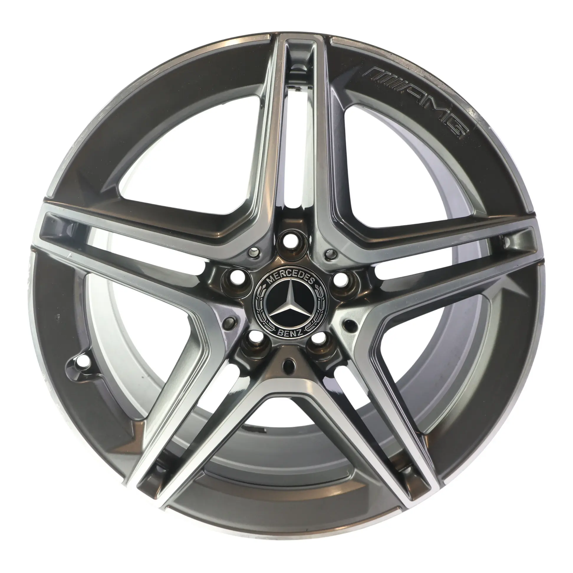 Mercedes W205 Rear Alloy Wheel Rim AMG 18" ET:49 8,5J 5 Double Spoke A2054019600
