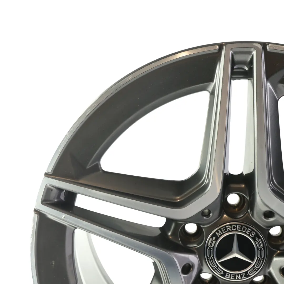 Mercedes W205 Rear Alloy Wheel Rim AMG 18" ET:49 8,5J 5 Double Spoke - SKU A2054019600-1 - Part number A2054019600