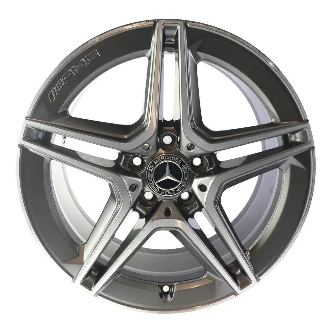 Llanta aleación trasera AMG 18" ET:49 8,5J para Mercedes W205 con número de pieza A2054019600 Mercedes W205 Llanta aleación trasera AMG 18" ET:49 8,5J - SKU A2054019600-3 - Número de pieza A2054019600