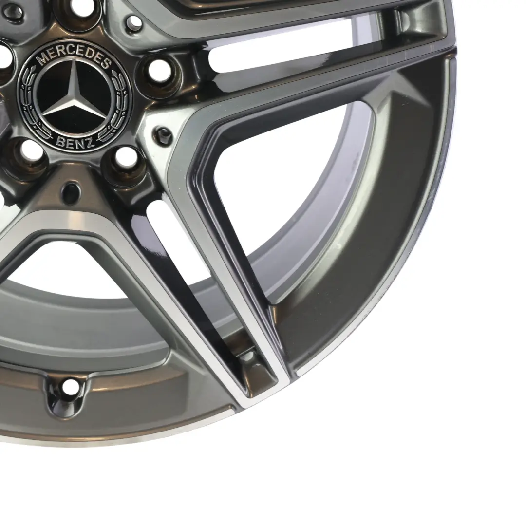 Mercedes W205 Rear Alloy Wheel Rim AMG 18" ET:49 8,5J 5 Double Spoke - SKU A2054019600-3 - Part number A2054019600