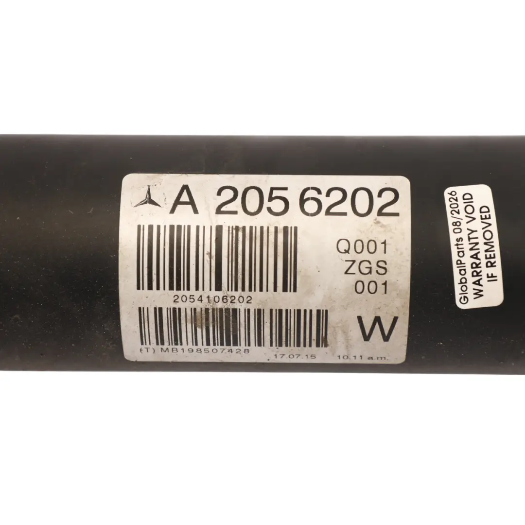 Mercedes W205 Propshaft 2.1 Diesel C300H Automatic A2056202 - SKU A2054106202 - Part number A2054106202