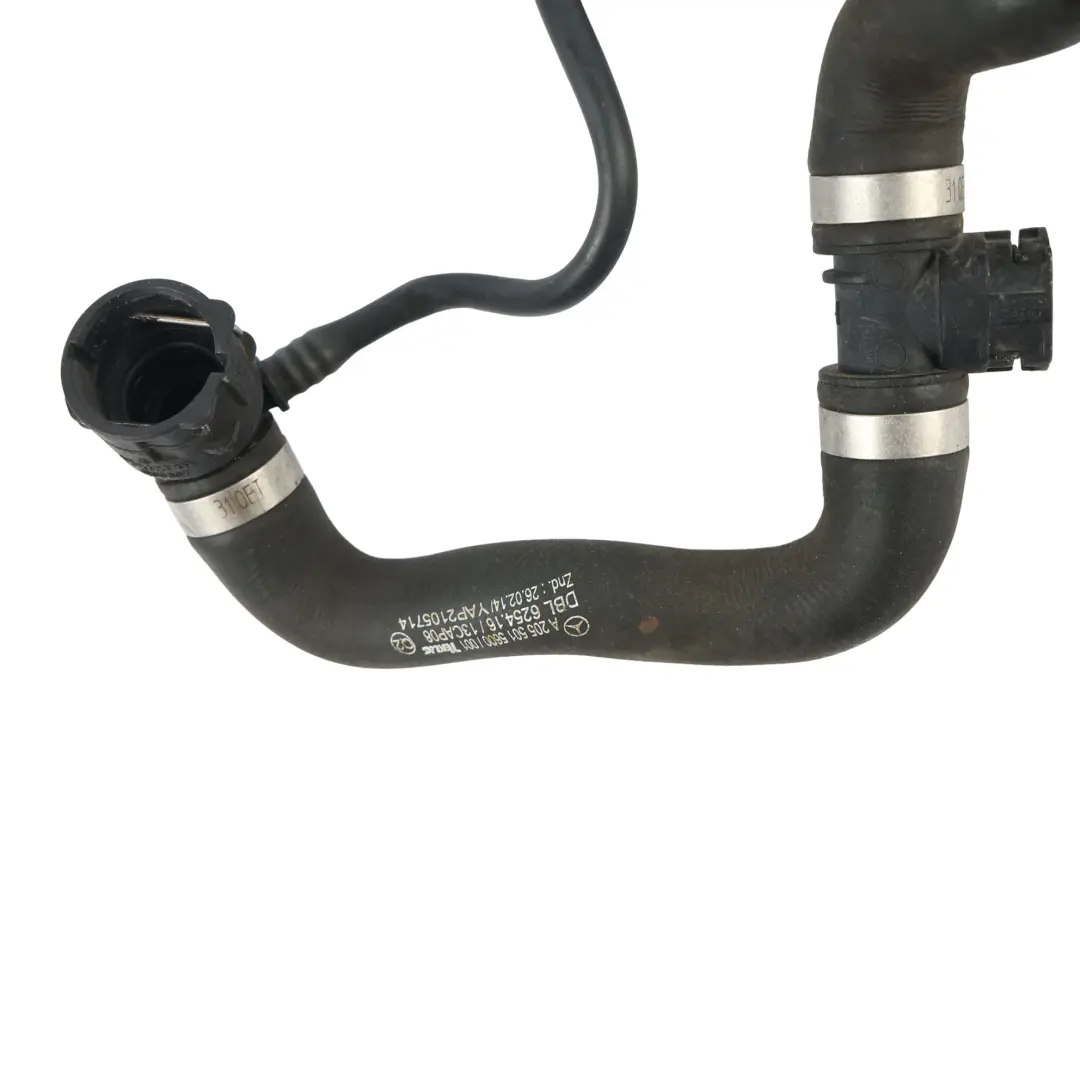 C300h Hybrid Coolant Water Pipe Hose Line OM651 to Mercedes W205 with Part number A2055015600 Mercedes W205 C300h Hybrid Coolant Water Pipe Hose Line OM651 - SKU A2055015600 - Part number A2055015600