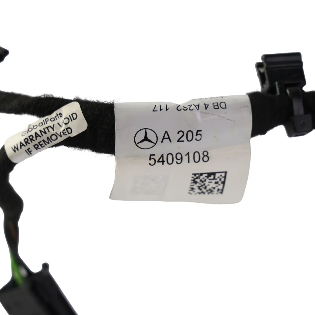 Mercedes W205 Door Wiring Loom Harness Rear Left Right N/O/S - SKU RHD-A2055409108 - Part number A2055409108