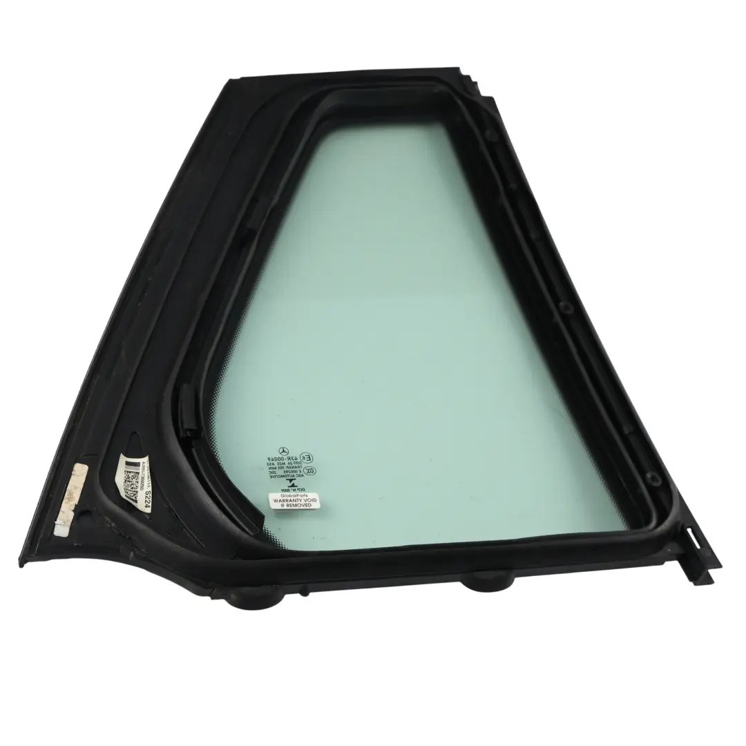Vetro Finestrino Fisso AS2 Posteriore Sinistro per Mercedes S205 con numero di parte A2057300255 Mercedes S205 Vetro Finestrino Fisso AS2 Posteriore Sinistro - SKU A2057300255 - Numero di parte A2057300255