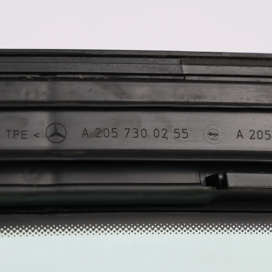 Mercedes S205 Vetro Finestrino Fisso AS2 Posteriore Sinistro - SKU A2057300255 - Numero di parte A2057300255