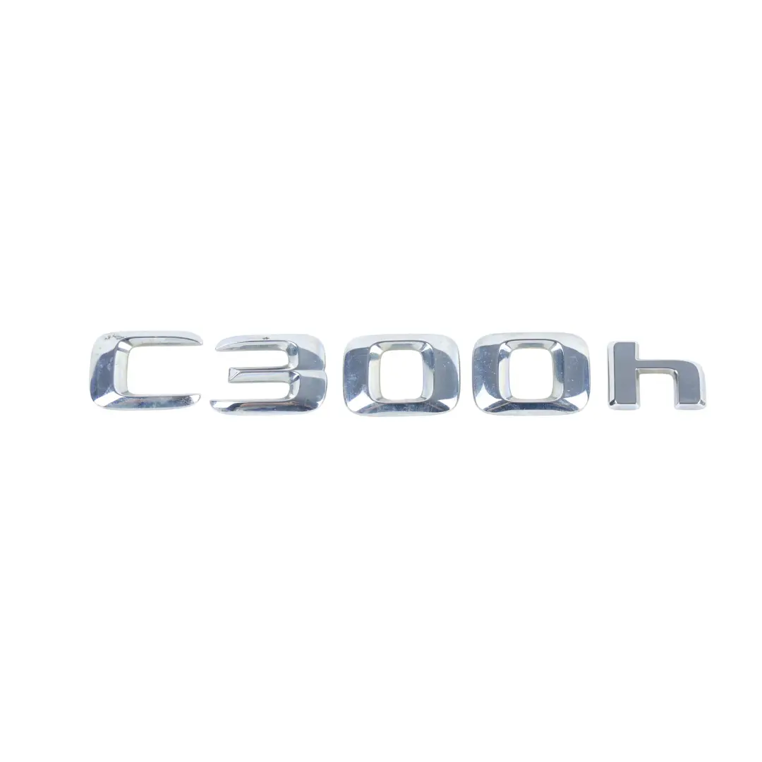 Mercedes W205 C300h Hybrid Emblemat Klapa Bagażnika Napis - SKU A2058177300 - Numer Części A2058177300