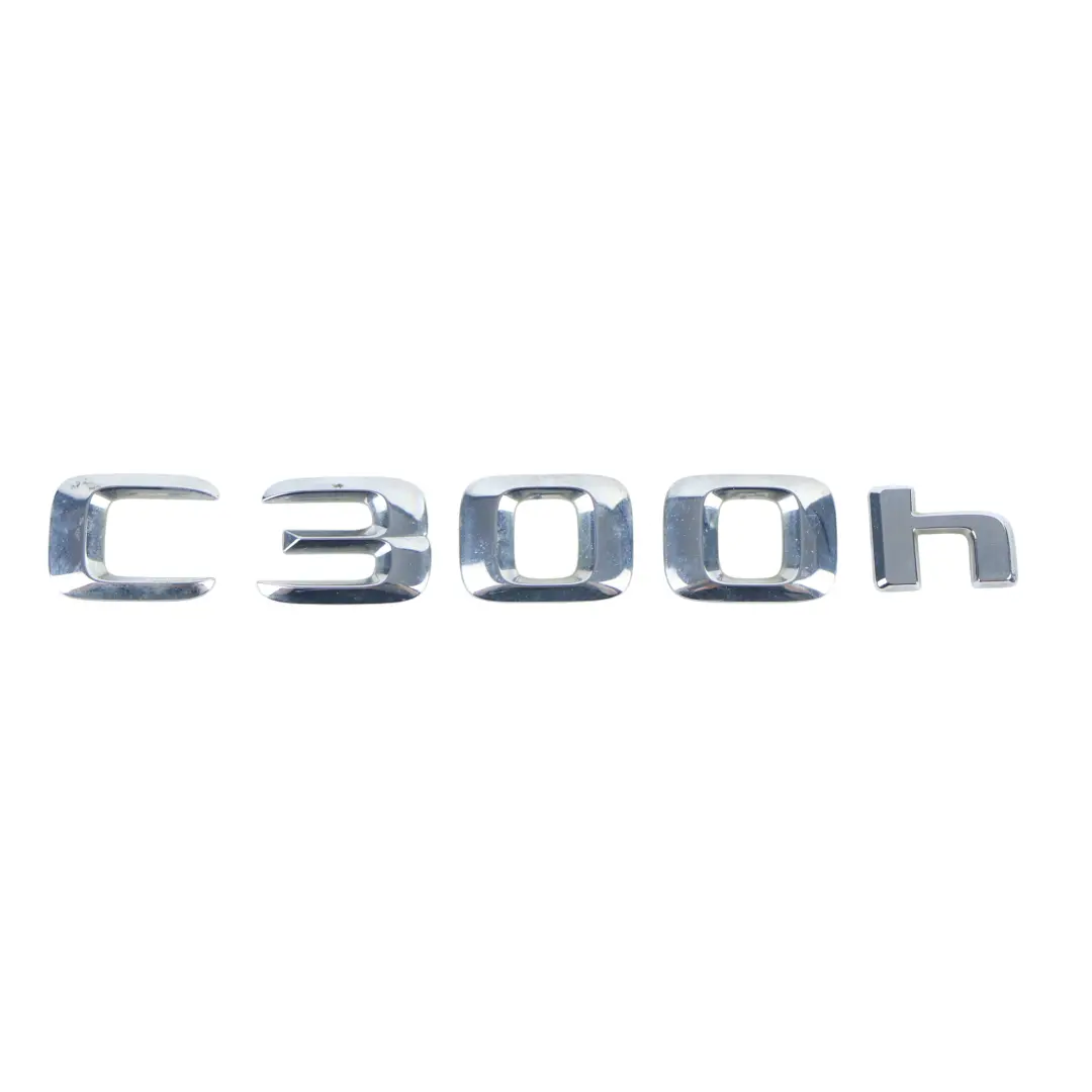 Mercedes W205 C300h Hybrid Emblemat Klapa Bagażnika Napis - SKU A2058177300 - Numer Części A2058177300