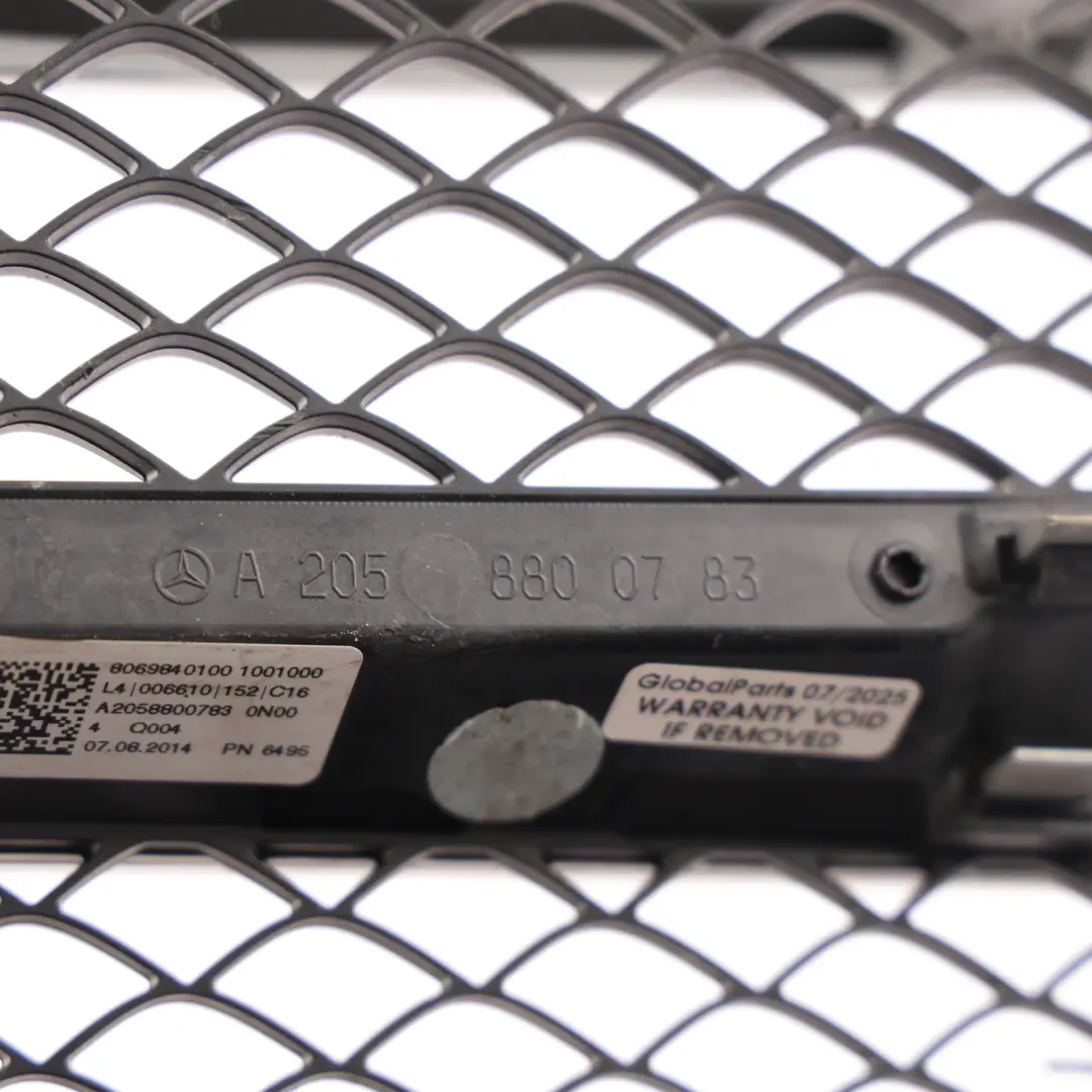 Mercedes W205 Radiator Grille Front Bumper Bonnet Panel Cover - SKU A2058800783 - Part number A2058800783