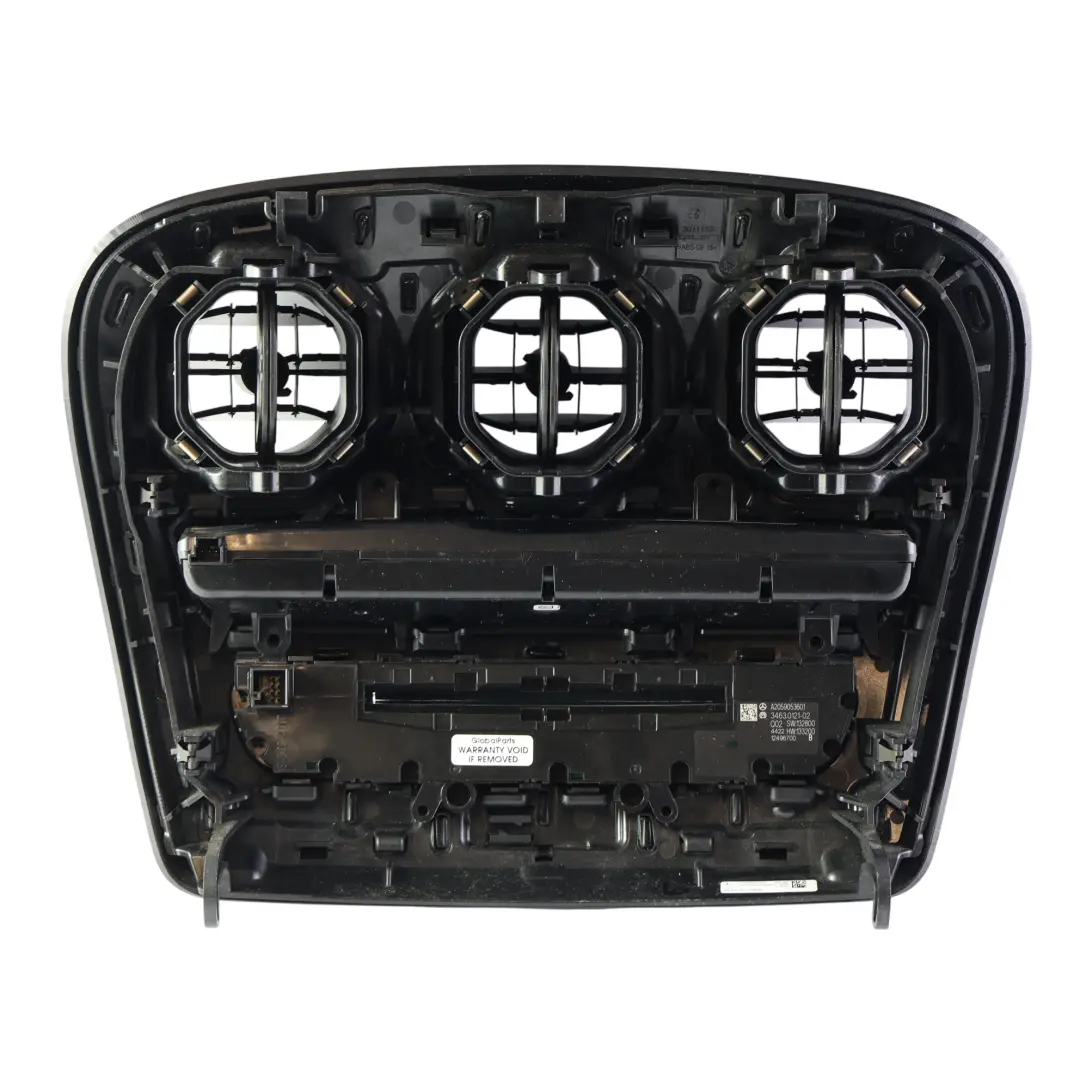 Mercedes W205 Interruptor Media Nav Radio Emergencia Panel Superior - SKU A2059053601-2 - Número de pieza A2059053601