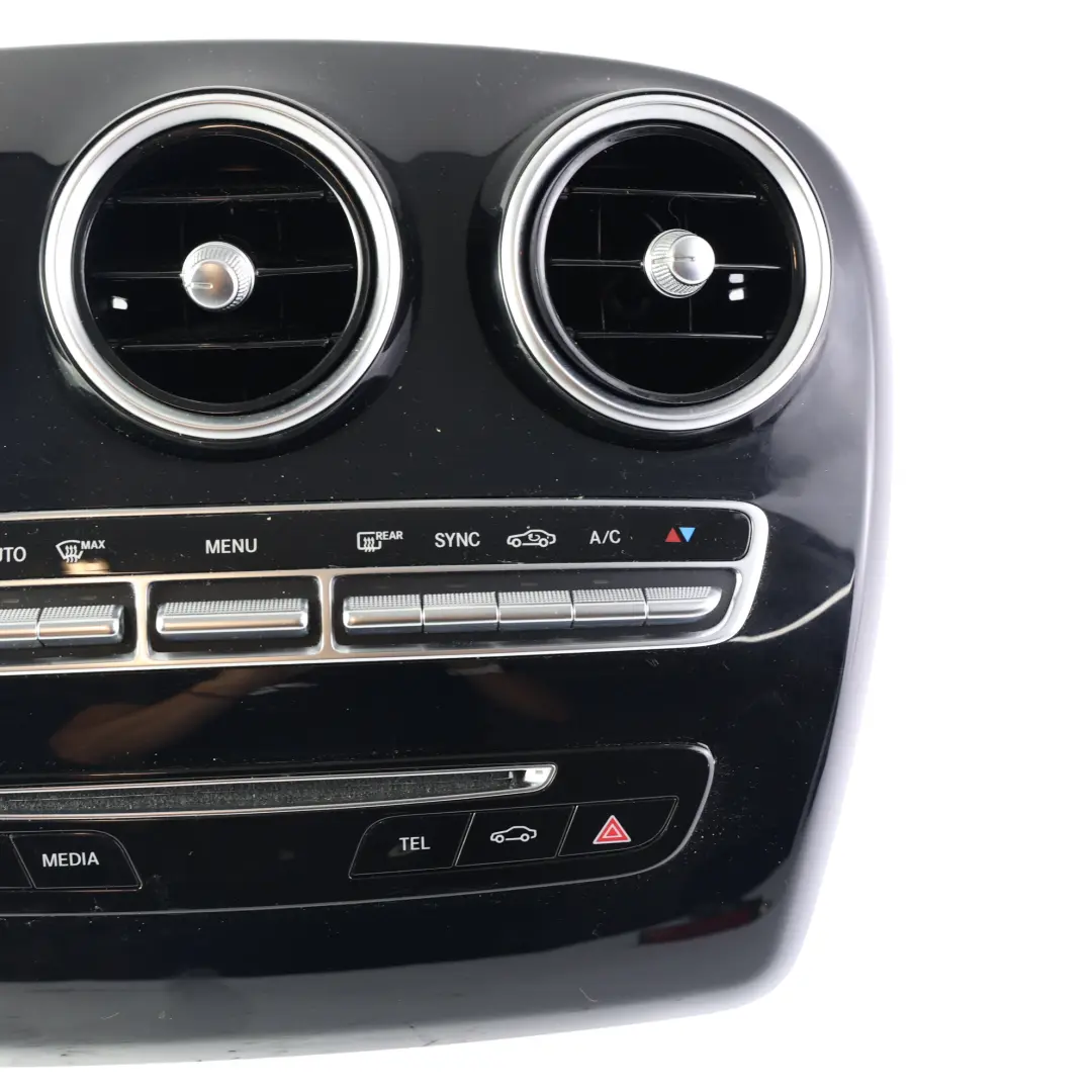 Switch Media Nav Radio Hazards Dashboard Air Vent to Mercedes W205 with Part number A2059053601 Mercedes W205 Switch Media Nav Radio Hazards Dashboard Air Vent - SKU A2059053601-2 - Part number A2059053601