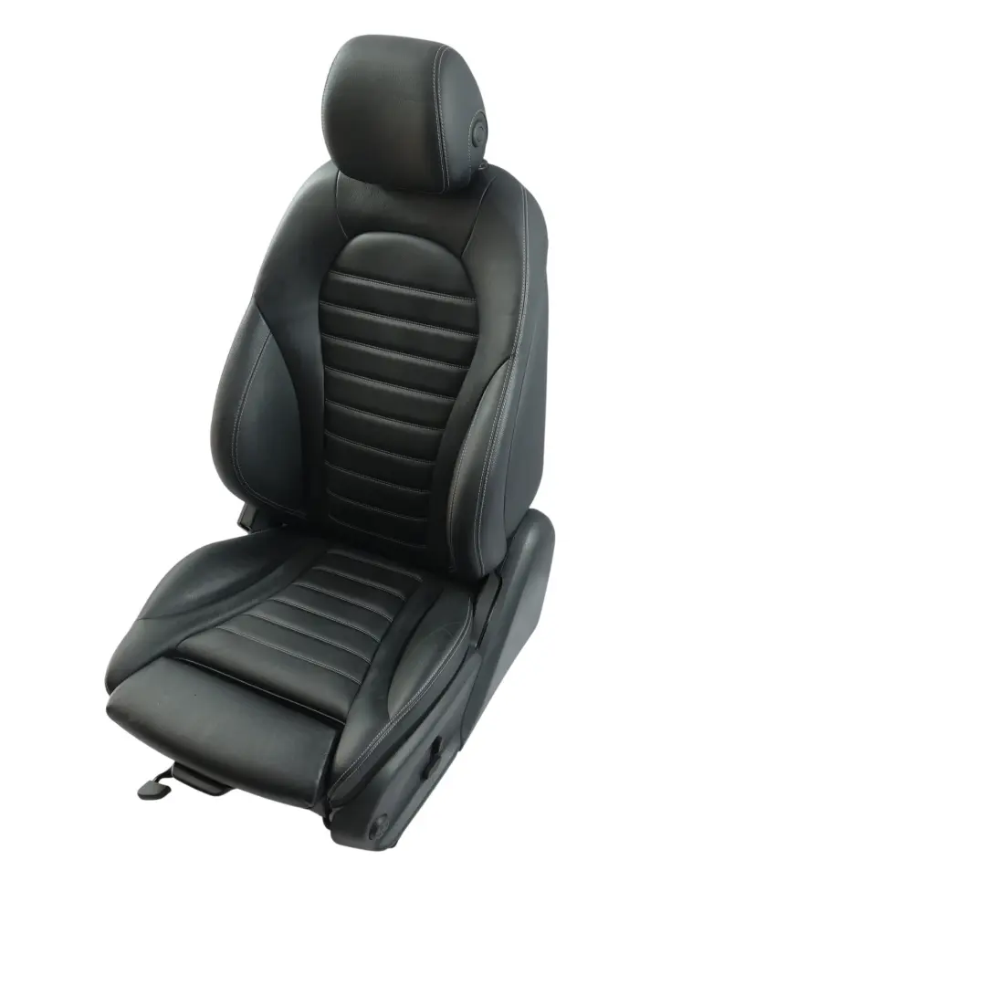 Mercedes W205 S205 Fotel AMG Przedni Lewy Podgrzewany Czarny Elektryczny - SKU A2059106112-7 - Numer Części A2059106112