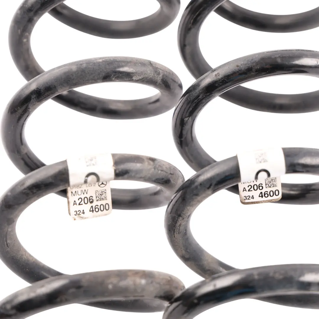 Mercedes W206 Rear Suspension Coil Spring Set X2 Left Right N/O/S - SKU A2063244600 - Part number A2063244600
