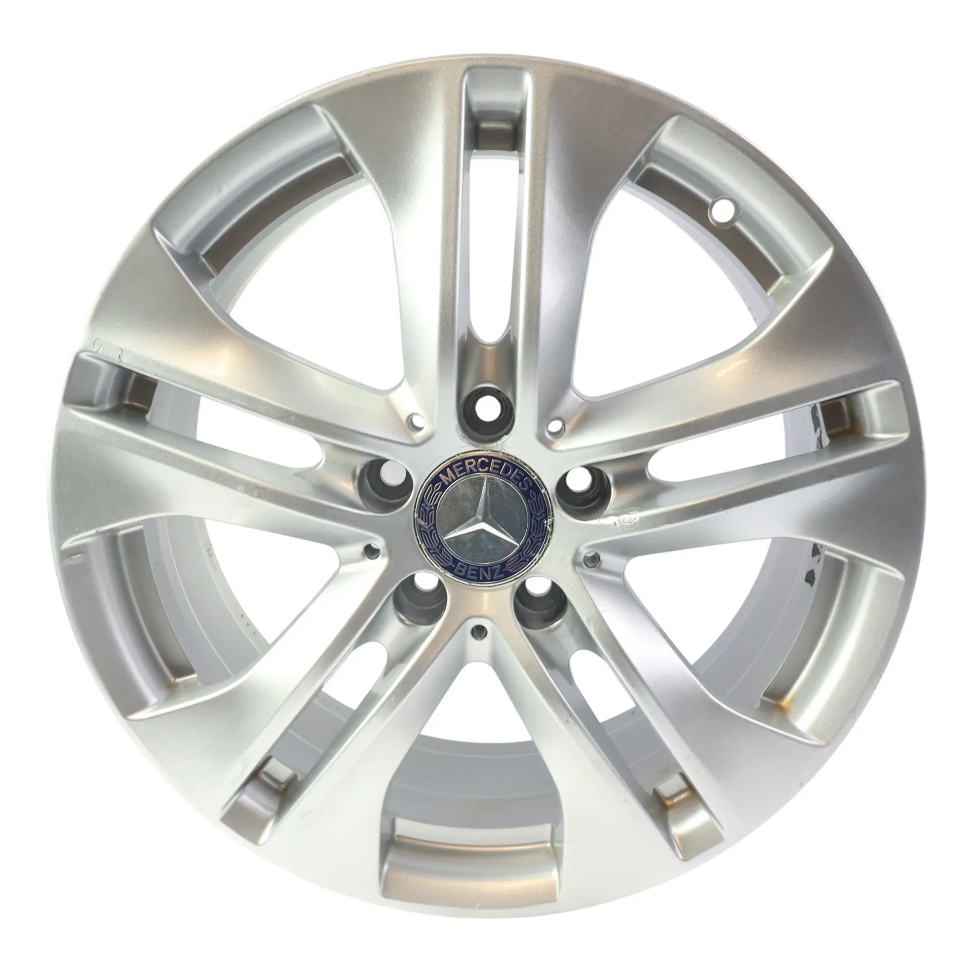 Mercedes C207 Wheel Alloy Rim 17" 5 Double Spoke 7,5J ET:45 Silver A2074010602