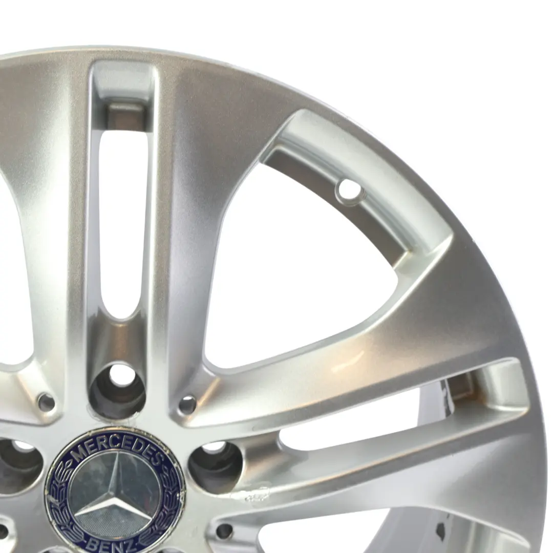 Mercedes C207 Cerchio In Lega 17" 5 Doppie Razze 7,5J ET:45 Argento - SKU A2074010602-1 - Numero di parte A2074010602
