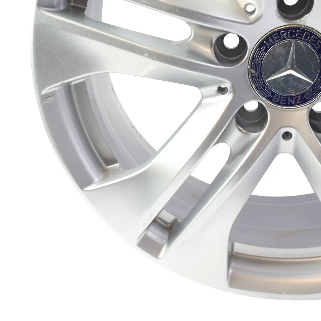 Mercedes C207 Cerchio In Lega 17" 5 Doppie Razze 7,5J ET:45 Argento - SKU A2074010602-1 - Numero di parte A2074010602