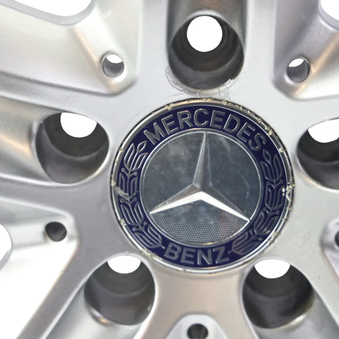Mercedes C207 Wheel Alloy Rim 17" 5 Double Spoke 7,5J ET:45 Silver - SKU A2074010602-1 - Part number A2074010602