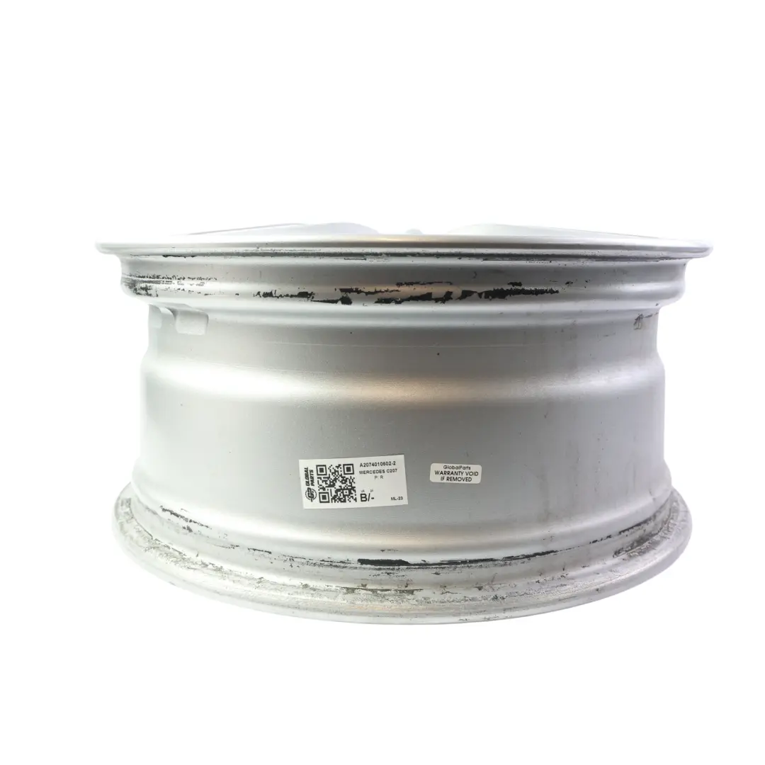 Mercedes C207 Wheel Alloy Rim 17" 5 Double Spoke 7,5J ET:45 Silver - SKU A2074010602-2 - Part number A2074010602