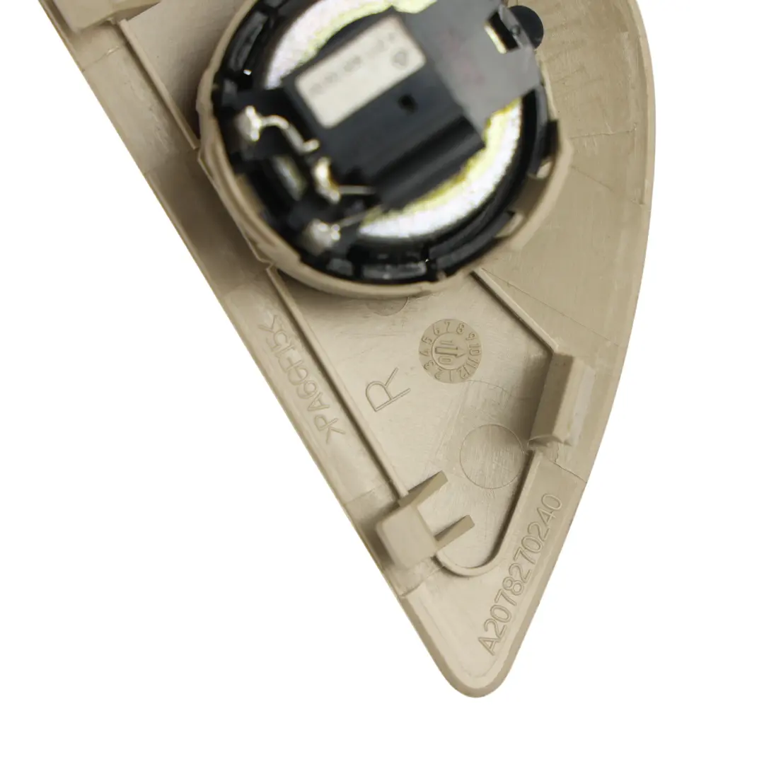 Mercedes W207 Speaker Tweeter Cover Side Panel Rear Right O/S Beige - SKU A2078270240-1 - Part number A2078270240