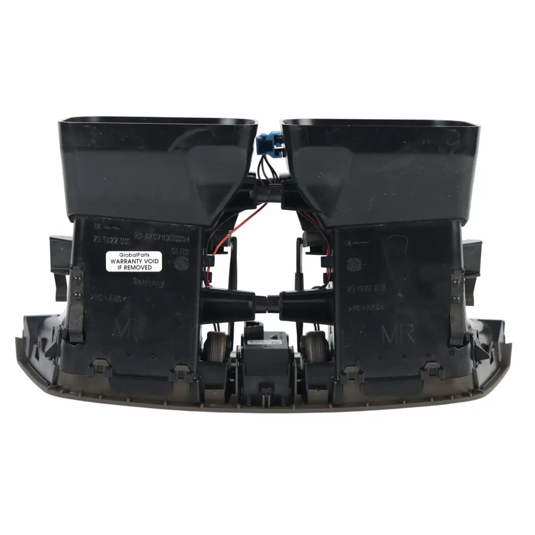 Mercedes W207 C207 Dashboard Air Vent Center Grill Hazard Brown - SKU A2078300054-2 - Part number A2078300054