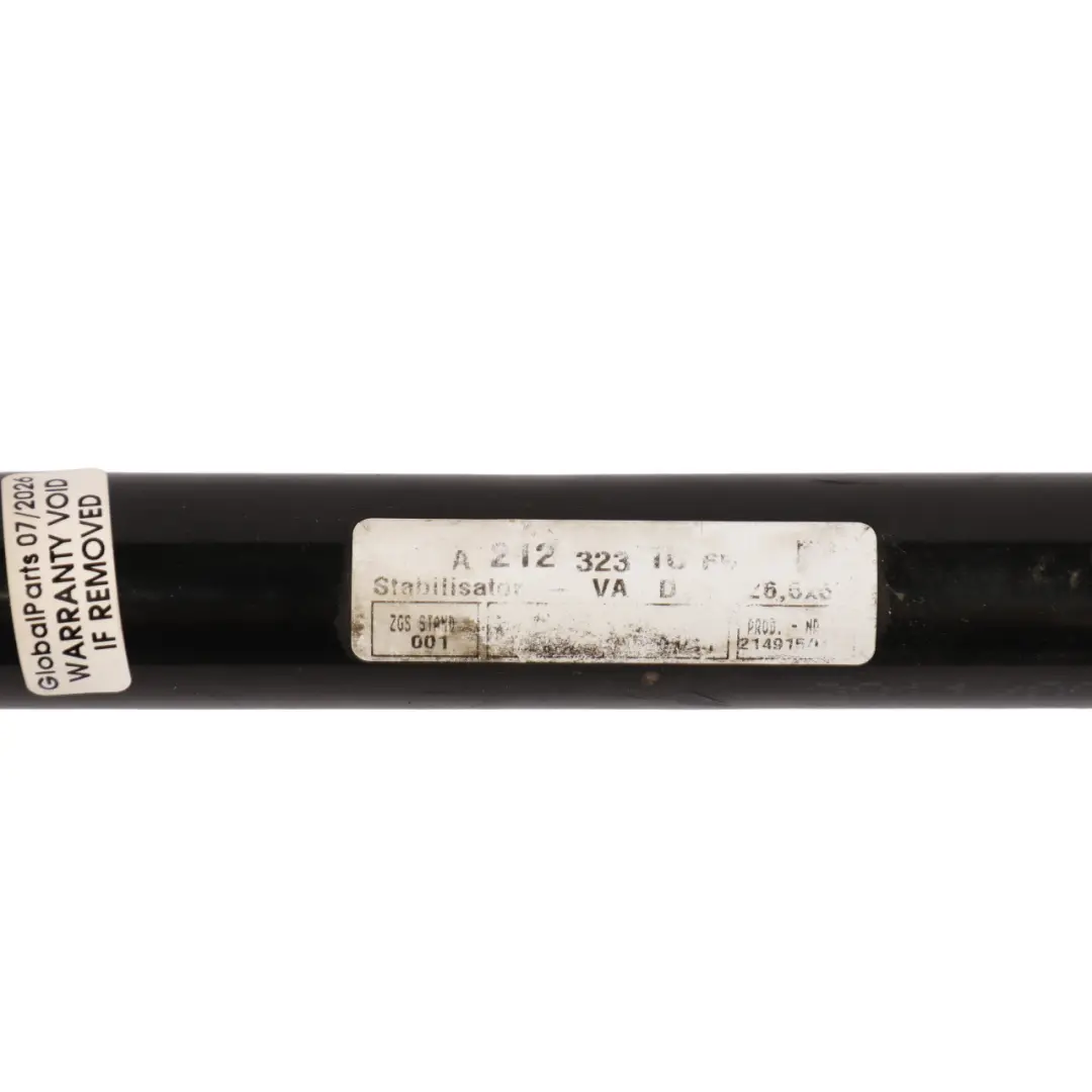 W218 Front Axle Stabilizer Anti Roll Sway Bar to Mercedes W212 with Part number A2123231665 Mercedes W212 W218 Front Axle Stabilizer Anti Roll Sway Bar - SKU A2123231665 - Part number A2123231665