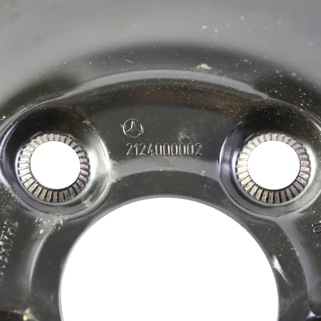 Llanta Acero Rueda Repuesto 17" 4J ET:39 para Mercedes W212 con número de pieza A2124000002 Mercedes W212 Llanta Acero Rueda Repuesto 17" 4J ET:39 - SKU A2124000002-1 - Número de pieza A2124000002