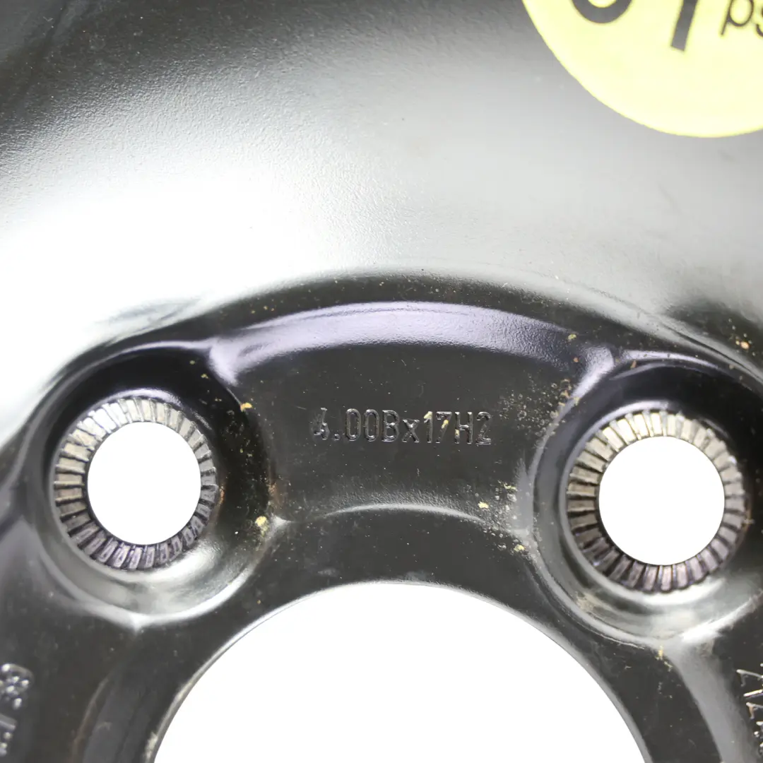 Mercedes W212 Jante Acier Roue Secours 17" 4J ET:39 - SKU A2124000002-1 - Numéro de pièce A2124000002