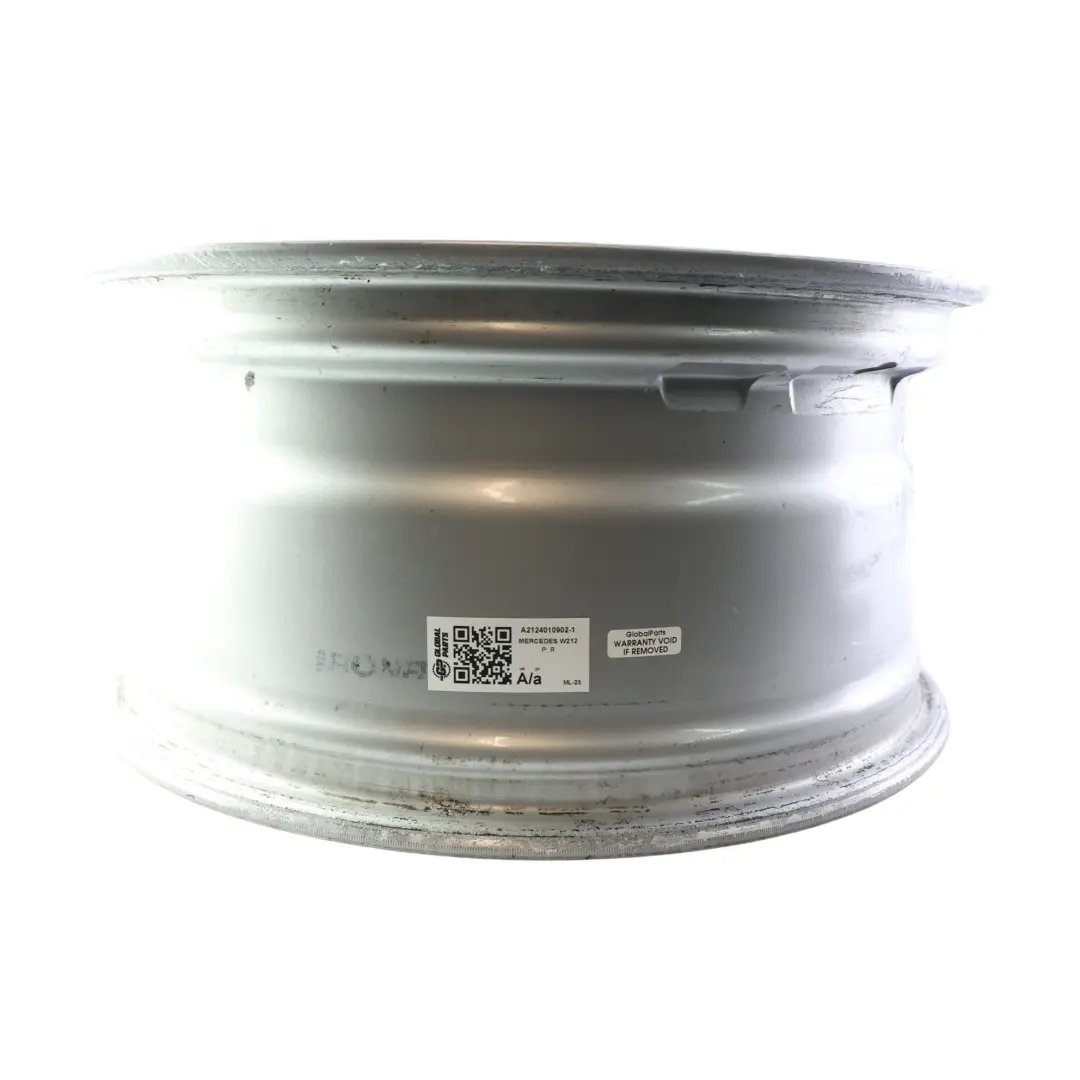 Mercedes W212 Llanta Aleación Plateada 5 Radios Dobles 17" ET:48 8J - SKU A2124010902-1 - Número de pieza A2124010902