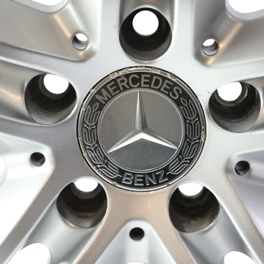 Alloy Wheel Rim 5-Double Spoke Silver 17" ET:48 8J to Mercedes W212 with Part number A2124010902 Mercedes W212 Alloy Wheel Rim 5-Double Spoke Silver 17" ET:48 8J - SKU A2124010902-1 - Part number A2124010902
