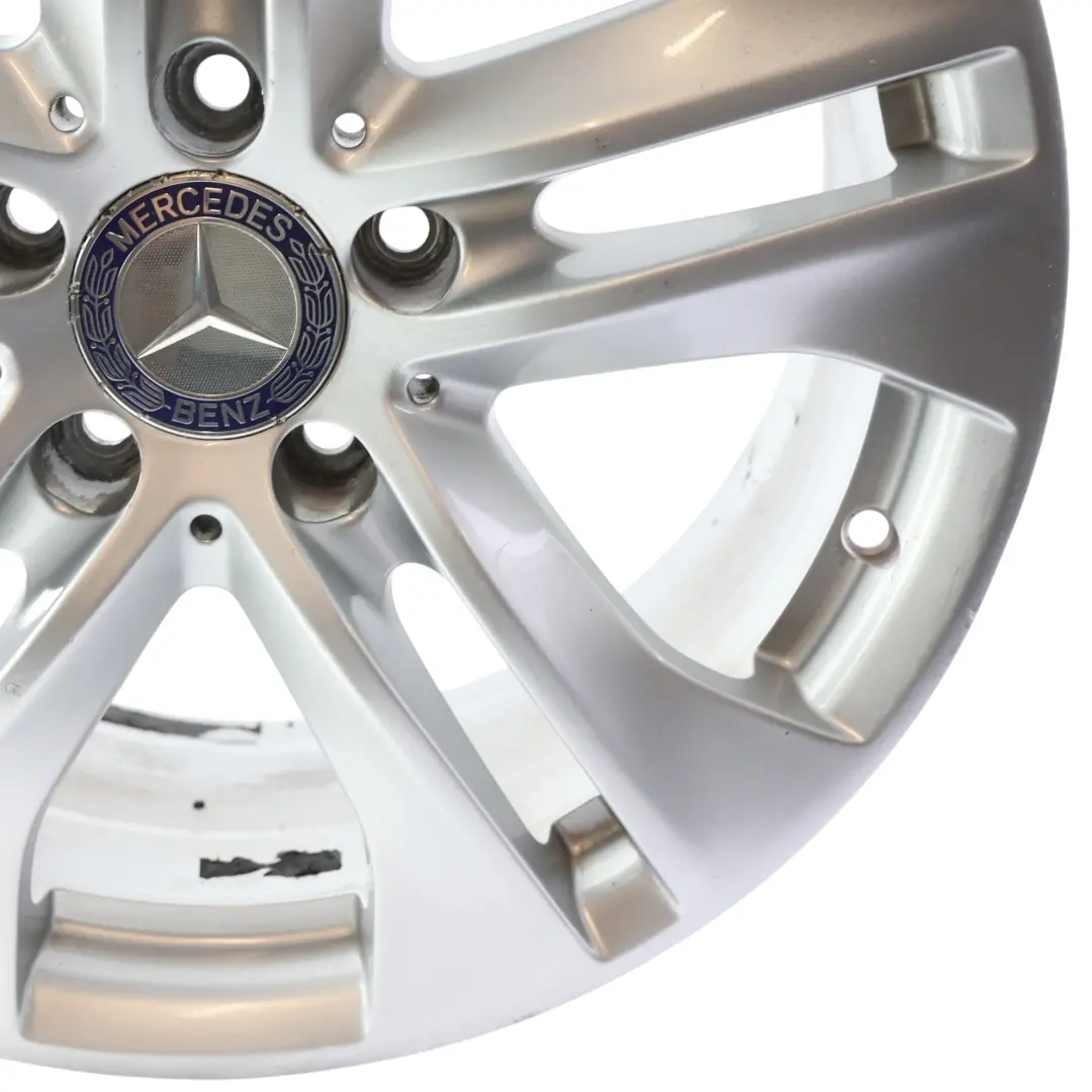 Silber Leicht Metal Felge 5-Doppelspeiche 17" ET:48 8J für Mercedes W212 mit Teilenummer A2124010902 Mercedes W212 Silber Leicht Metal Felge 5-Doppelspeiche 17" ET:48 8J - SKU A2124010902-2 - Teilenummer A2124010902